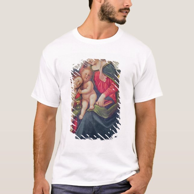 Camiseta Virgin e criança e músicos do anjo (Frente)