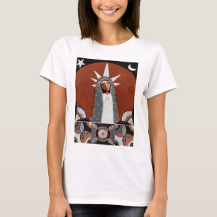 Camiseta Virgin of Guadalupe and Flowers