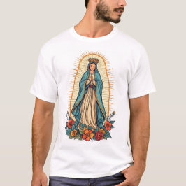 Camiseta  Virgin of Guadalupe Men's Tee Shirt