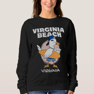 Camiseta VIRGINA BEACH Surfing Vintage Seagull Retro