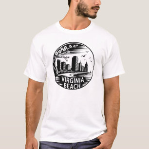 Camiseta Virginia Beach City Virginia EUA