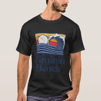 Camiseta Virginia Beach Surfer Beach Wave