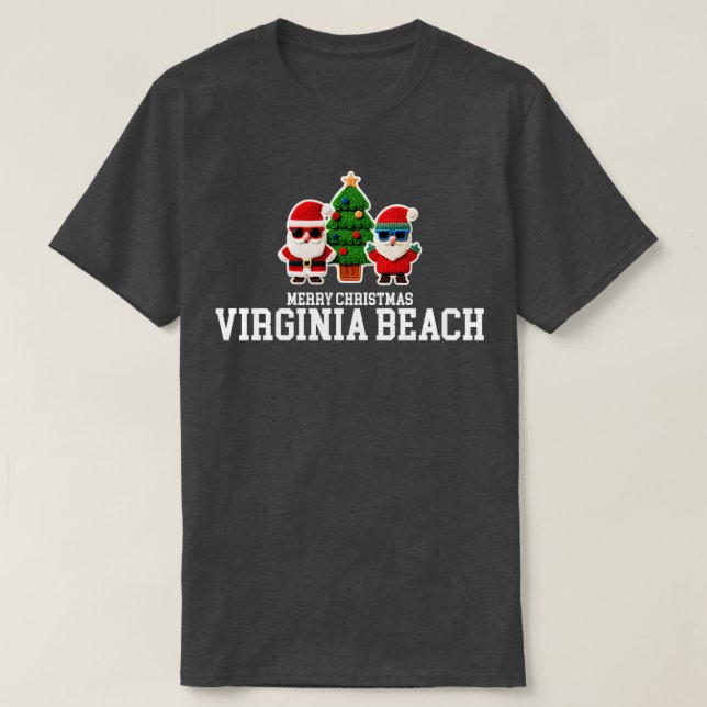 Camiseta Virginia Beach Xmas (Frente do Design)
