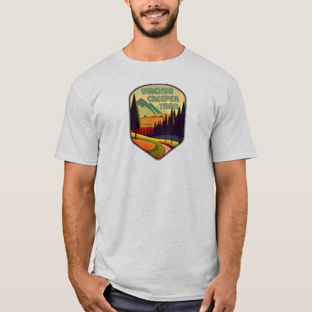 Camiseta Virginia Creeper Trail Colors (Frente)