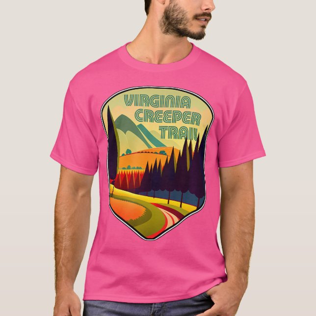 Camiseta Virginia Creeper Trail Colors (Frente)