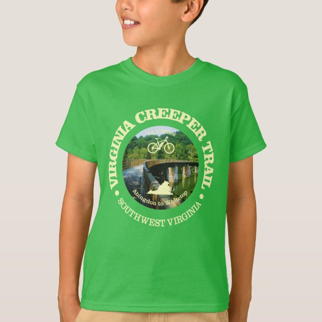 Camiseta Virginia Creeper Trail (Cycling C)) (Frente)