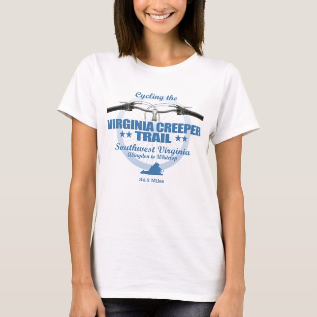 Camiseta Virginia Creeper Trail (H2) (Frente)