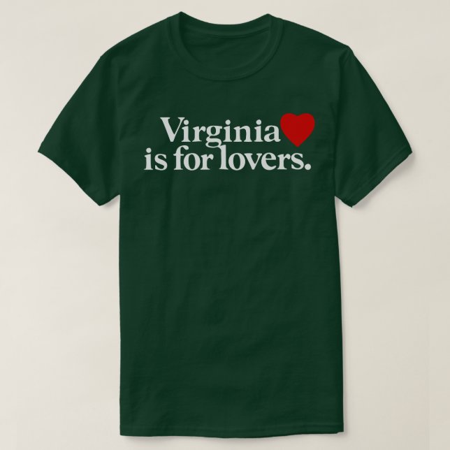 Camiseta Virginia é para o Estado de Virgínia (Frente do Design)