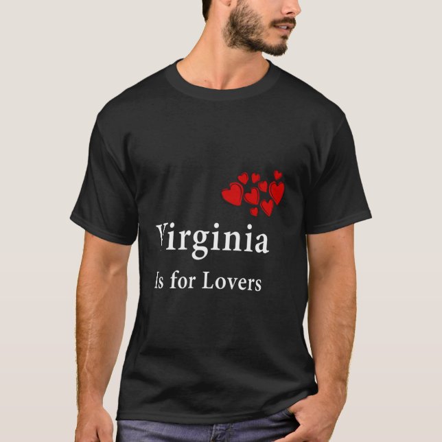 Camiseta Virginia É Para O Presente Dos Amantes (Frente)