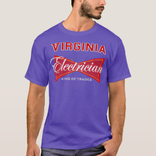 Camiseta Virginia Eletricista King of Trades Union