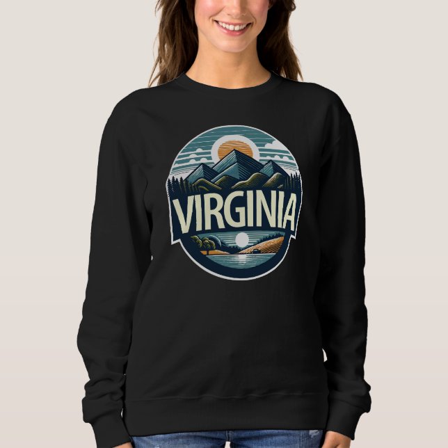 Camiseta Virginia, Estados Unidos da América (Frente)