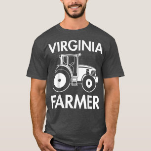 Camiseta Virginia Farmer Vintage Men Trator Fazenda Local F