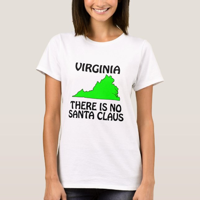 Camiseta Virgínia - Não Existe Papai Noel (Frente)