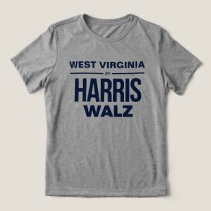 Camiseta Virginia Ocidental para Harris Walz