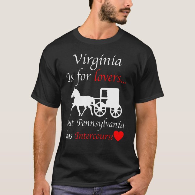 Camiseta Virginia Pode Ser Para Mas Pensilvânia Tem Interco (Frente)