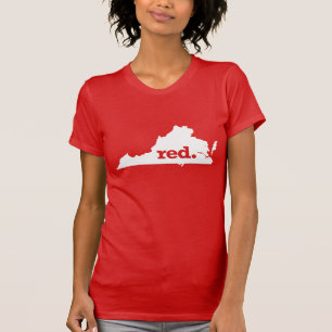CAMISETA VIRGINIA VERMELHA