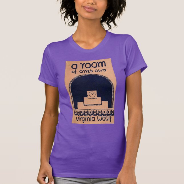 Camiseta Virginia Woolf Book Cobrir A Room of One (Frente)