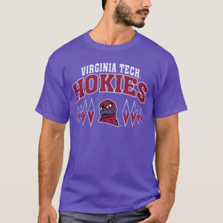 Camiseta Virginiaech Hokies Laranja Dividida Licença Oficia
