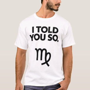 Camiseta Virgo, Eu Te Disse Uma Citação Tão Engraçada