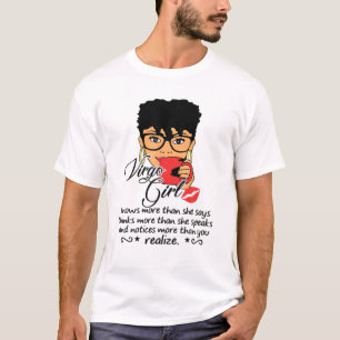 Camiseta Virgo Girl São Nasceres De 23 De Agosto A 22 De S