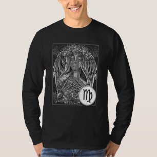 Camiseta Virgo Inspirado no Vírus Horoscópio Relacionado co