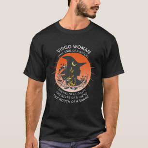 Camiseta Virgo Mulher Zodiac - Alma De Feiticeira Boca De U