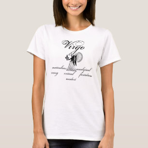 Camiseta Virgo personalizável traça o estilo grego Zodiac