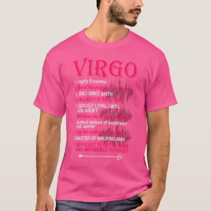 Camiseta Virgo Zodiac Birthday Girls Men Dizendo