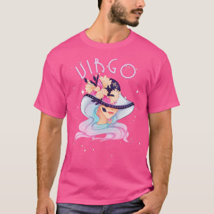 Camiseta Virgo Zodiac - Símbolo Horoscópio Aniversário Taro