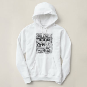 Camiseta Virgo Zodiac Word Cloud Inspiração