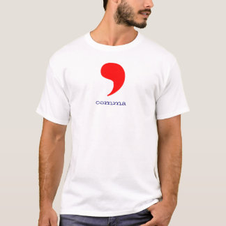 Camiseta vírgula