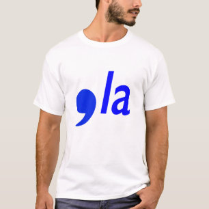 Camiseta vírgula azul