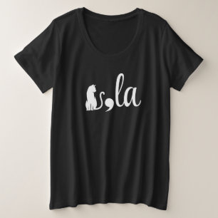 Camiseta Vírgula La Kamala Harris - gata mãe para Kamala 