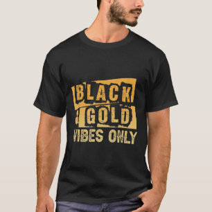 Camiseta Vírgulas Pretas E Douradas Apenas Gráfico Inspirac
