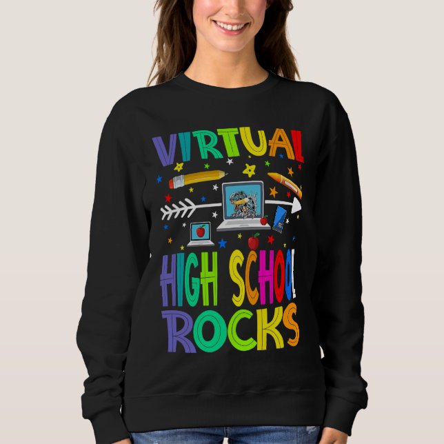 Camiseta Virtual High School Rocks Back To School (Frente)