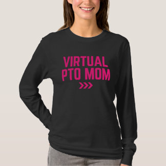 Camiseta Virtual PTO Mom School Parent Teacher Organization