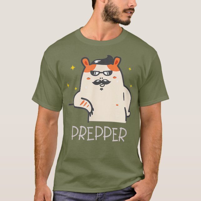 Camiseta Vírus de Compras de Hamster de Pré-aviso (Frente)