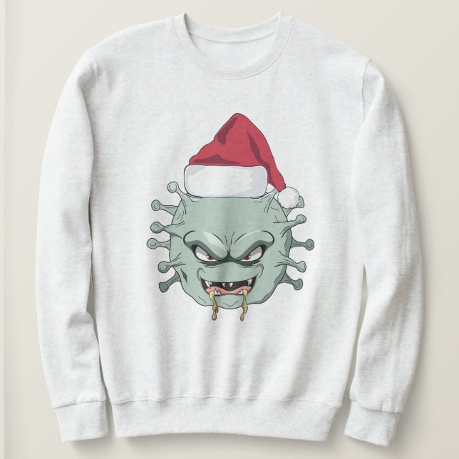 Camiseta Vírus de mau Natal (Frente do Design)