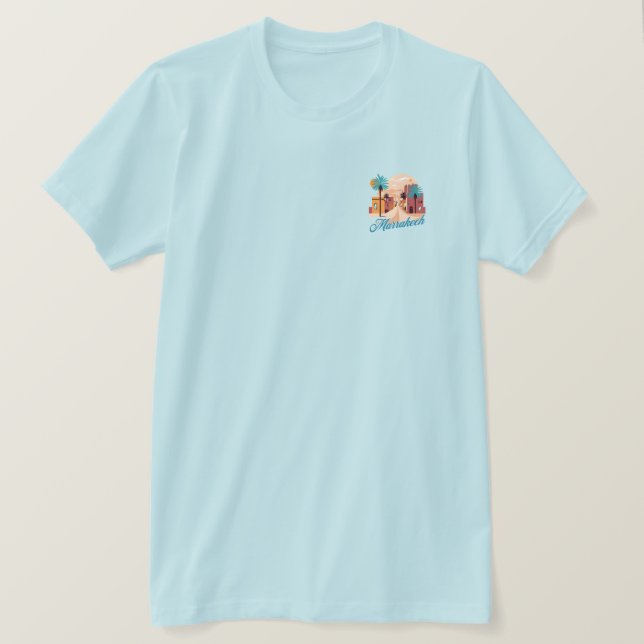 Camiseta Vírus marraquexe - cores pastosas (Frente do Design)