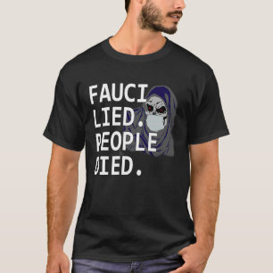 Camiseta Vírus sarcástico Grim Reaper Fauci Pessoas Mortas