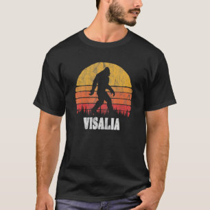 Camiseta Visalia Vintage Oighties Bigoot Retro Sunset