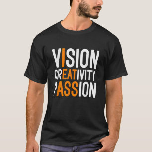 Camiseta Visão Criativa Paixão Memória Engraçada Humor