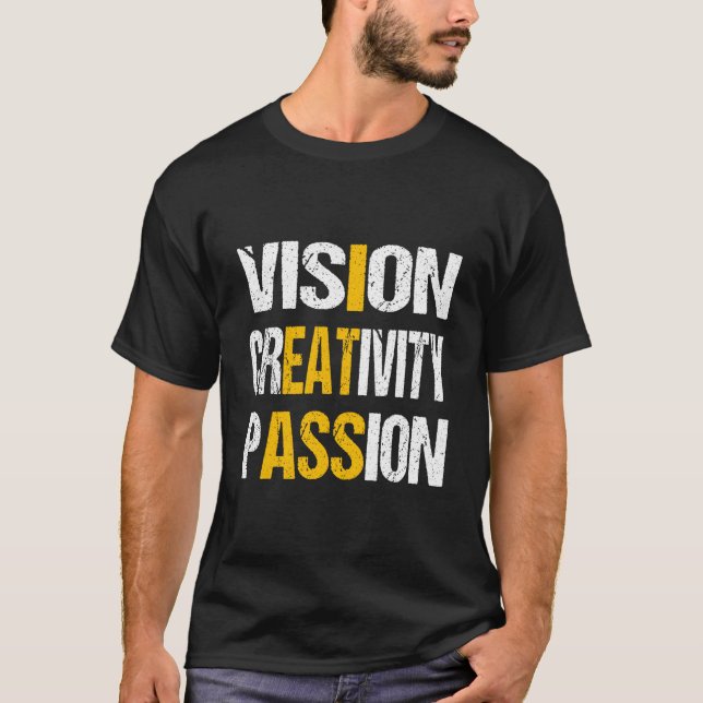 Camiseta Visão Criatividade Paixão (Frente)