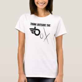 Camiseta Visão de Aura Modernista Minimalista Pense Fora da