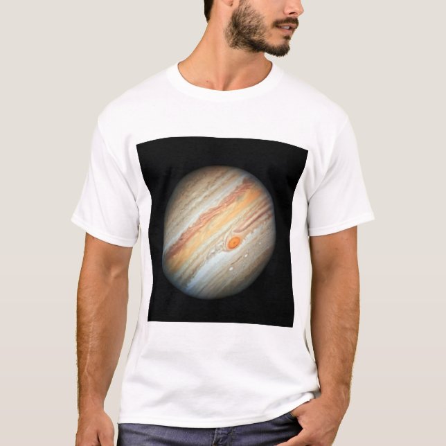 Camiseta Visão do Planeta Júpiter (Telescópio Hubble) (Frente)
