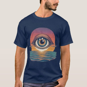 Camiseta Visão Eterna: Socorro do Oceano Surreal