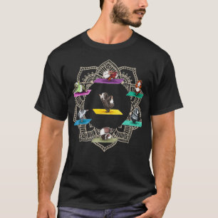 Camiseta Visão Geral Da Posição Do Yoga Da Guiné