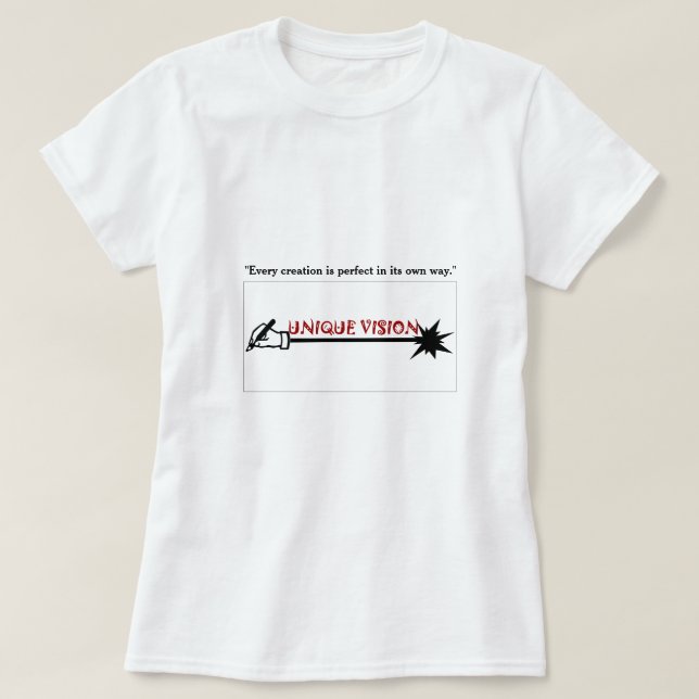 CAMISETA VISÃO ÚNICA (Frente do Design)