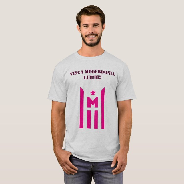 Camiseta Visca Moderdonia lliure! (Frente Completa)