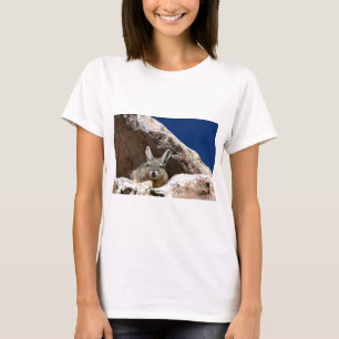 Camiseta Viscacha que sunbathing no deserto de Atacama o
